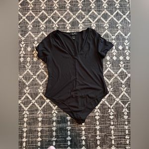 Black bodysuit tee